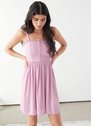 Сукня & other stories smocked strap mini dress cos / 38