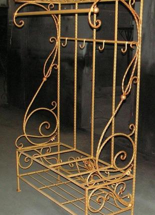 Кована вішалка для передпокою, в коридор, підлогова вішалка для офісу, меблі для передпокою