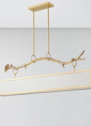 Металлическая люстра с плафонами из стекла, люстра лофт потолочная