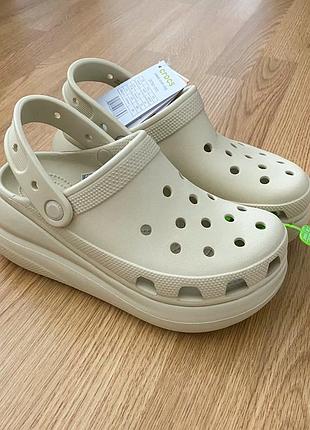 Жіночі сабо крокси на платформі crocs classic