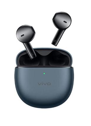 Беспроводные наушники  vivo tws air pro blue блютуз наушники в кейсе для зарядки bluetooth