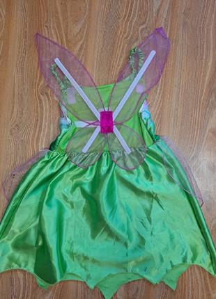Карновальное платья фея winks с крылышками на 3-4года2 фото