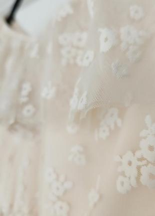 Платье из тюля цвета слоновой кости h&amp;m7 фото