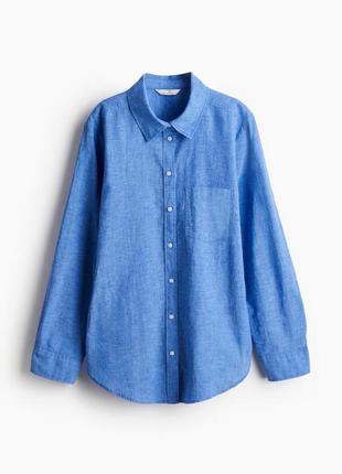 Лляна сорочка h&m