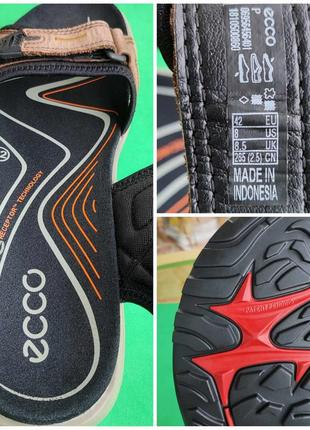 Босоножки ecco offroad receptor technology leather кожа 26,5 см.9 фото