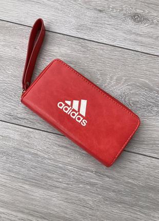 Красный кошелек adidas2 фото