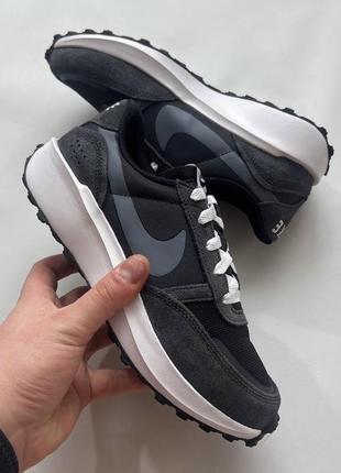 Кроссовки кроссовки nike waffle debut shoes black / off noir (fj4195-001) оригинал!