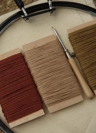 Стартовый набор материалов для ковровой вышивки + видеоинструкция по стежкам, ковровая...