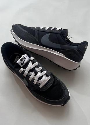 Кросівки кроссовки nike waffle debut shoes black / off noir (fj4195-001) оригінал!5 фото