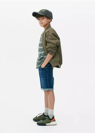 Довгі стрейтчеві джинсові шорти denim co англія р 9-10 років
