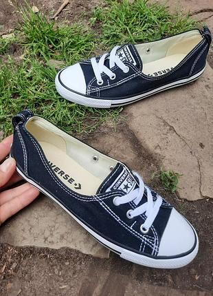 Легкі відкриті мокасини кеди converse