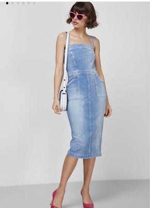 Сарафан джинсовый guess деним платья