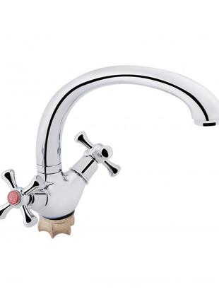 Смеситель для кухни lidz lamb 273f двухвентильный ldlam273fcrm21890 chrome