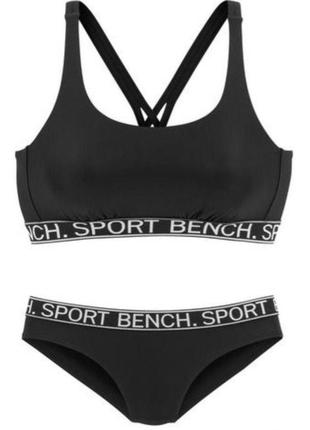 Жіночий купальник bench чорний спортивний