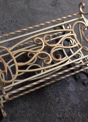 Полиця кована №4 для взуття