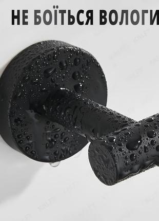 Держатель для туалетной бумаги (бумажных полотенец) нержавеющая сталь черный5 фото