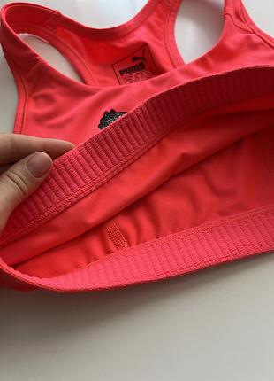 Оранжевий кораловий спортивний топ puma4 фото