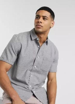 Сорочка на короткий рукав класична asos