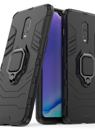 Чохол ring case для oneplus 6t броньований бампер з кільцем чорний