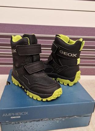 Зимові термо чоботи черевики geox р.35 оригінал!