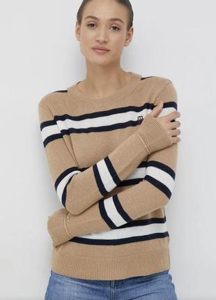 Вовняний светр джемпер tommy hilfiger 100% вовна