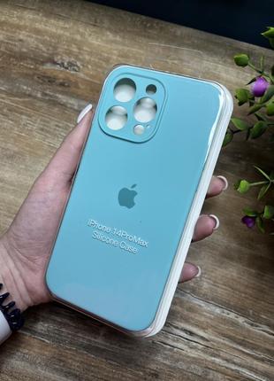 Чехол на iphone 13 pro max о макс квадратных борта на айфон silicone case full camera на apple