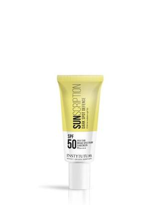 Мініатюра сонцезахисного крему sunscription dark spot defence spf50, 10 мл