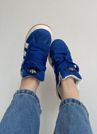 Кросівки жіночі adidas campus 00s blue/white7 фото