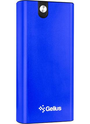 Power bank gelius pro edge 20000 mah портативна батарея повербанк 2хusb (gp-pb20-013) blue