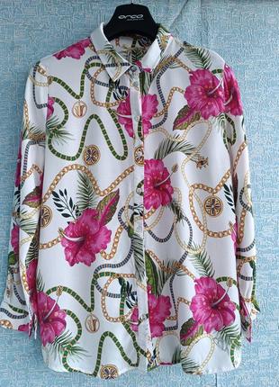 Шикарна натуральна жіноча сорочка бренду key largo в стилі ralph lauren