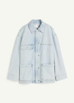 Неймовірна джинсова куртка, сорочка від h&m. преміум колекція.