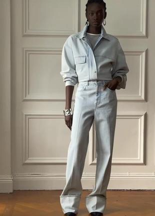 Невероятная джинсовая куртка, рубашка от h&m. премиум коллекция.