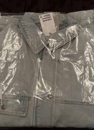 Неймовірна джинсова куртка, сорочка від h&m. преміум колекція.