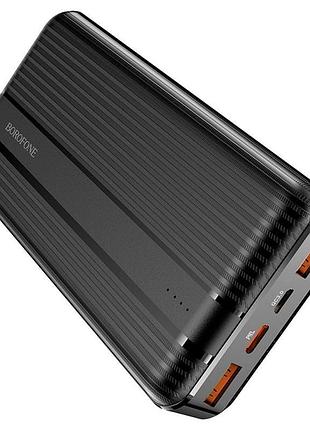 Power bank borofone bj9a pd20w+qc3.0 (22.5w) 20000 mah портативная батарея повербанк 2хusb black