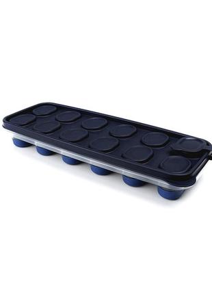 Форма для льда omak plastik decobella, синяя 50862