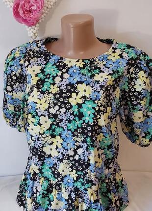 Акция 1+1 = 3 красная блуза new look 100% хлопок