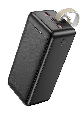Power bank hoco j111c pd30w+qc3.0 (22.5w) 40000 mah с быстрой зарядкой повербанк 2хusb black