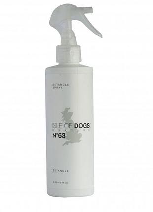 Isle of dogs розплутальний спрей-кондиціонер для собак довгошерстих порід no63 250 мл