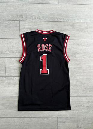 Баскетбольна майка chicago bulls derrick rose adidas nba jersey xs2 фото