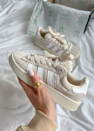 Кросівки adidas campus beige3 фото