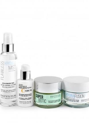 Протокол "зволоження і відновлення" instytutum superbiotic,hydra mist,hydrafusin,serum vit c