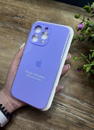 Чохол на iphone 14 pro max про макс квадратні борти на айфон silicone case full camera на apple