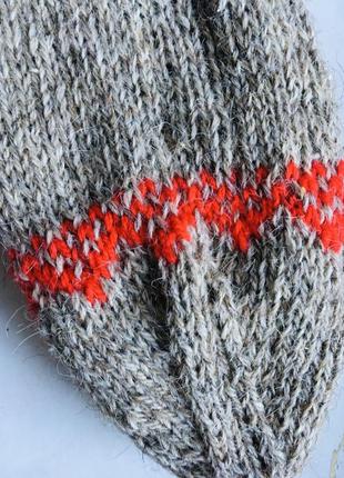 Вязаные носки для мужчин из шерсти