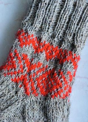 Вязаные носки для мужчин из шерсти