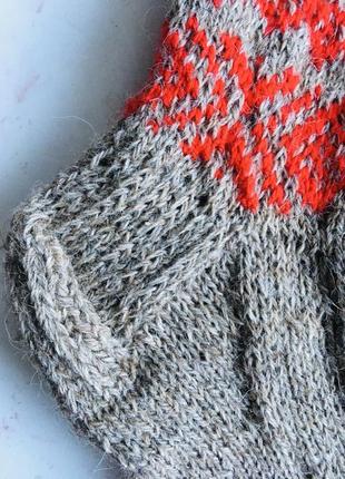 Вязаные носки для мужчин из шерсти