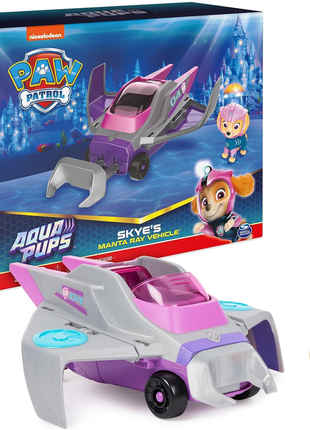 Paw patrol aqua pups skye transforming manta ray vehicle оригінал1 фото