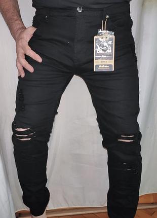 Новые сток стильные брендовые джинсы рваные.denim.л-хл.36