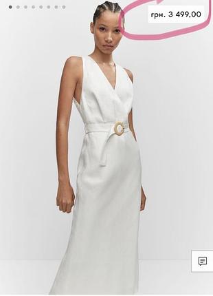 Сукня сарафан mango льон