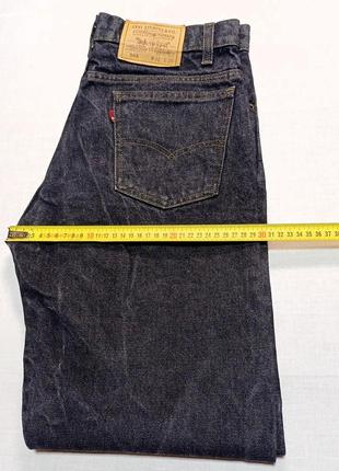 Талія 84 см vintage levi's 505 40505-0259 w32 l30 щасливі джинси сірочорні  usa