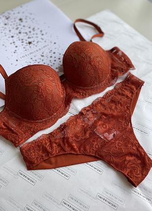 Комплект білизни від intimissimi spicy orange